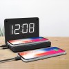 Room Bedside Alarm Clock High Quality Digital Alarm Clock With 10w Wireless Charging