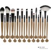 Wholesale 20pcs custom makeup brushes wood handle eyeshadow brush set