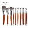 Custom Made Eyelash Applicator 12pcs Plant Fiber Hair Beauty Makeup Brush Kits
