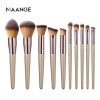 Wholesale price 10pcs juego de brochas de maquillaje personalisadas veganos