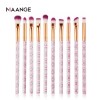 Beauty tools Professional Foundation Brush Cosmetic Tools Kit 10pcs marbling eye Makeup Brushes Set