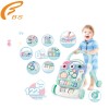 Multifunctional Piano Stroller Carrier Push Baby Anti-rollover Keyboard Activity Musical Learn Walker Toy