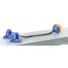 Durable Pet Molar Clean Teeth Leakage Food Ball Double Suction Cup Tug Dog Chew Toy