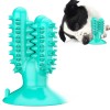 Cactus Shape Dog Toothbrush Toy Dog Molar Toothbrush Stick Leakage Chew Toy