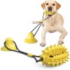 Pet Fun Interactive Suction Cup Push TPR Ball Elastic Rope Pet Dental Chew Bite Toy