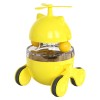 Automatic Safe Tumbler Rotating Feeder Double Track Turntable Leaking Food Interactive Cat Toy
