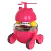 Automatic Safe Tumbler Rotating Feeder Double Track Turntable Leaking Food Interactive Cat Toy
