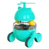 Automatic Safe Tumbler Rotating Feeder Double Track Turntable Leaking Food Interactive Cat Toy
