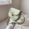 Elegant female new arrivals women ladies square camera purse flap saddle bag handbags