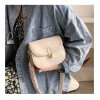 Elegant female new arrivals women ladies square camera purse flap saddle bag handbags