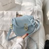 Elegant female new arrivals women ladies square camera purse flap saddle bag handbags