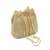 THE BUCKET TOTE Rhinestone Diamond drawstring gold Bucket bags Purse
