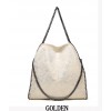 Chain womens shoulder gold Chain trim handbags casual chain tote bag purse