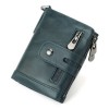 100% Genuine Leather Male Purses With Zip Coin Pocket customize logo Men Wallet And Card Holder Wallets Leather Men