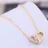Copper  Zircon Necklace Korea Nhsc200079
