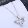 Copper  Zircon Necklace Korea Nhsc200132