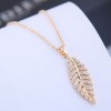 Copper  Zircon Necklace Korea Nhsc200137