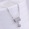 Copper  Zircon Necklace Korea Nhsc200145