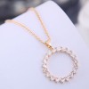 Copper  Zircon Necklace Korea Nhsc200147