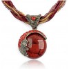 Handmade Bohemian Vintage Retro Mediterranean Necklace Nhsc191978