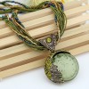Handmade Bohemian Vintage Retro Mediterranean Necklace Nhsc191978