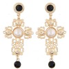 European And American Fashion Metal Small Pepper With The Same Cross Temperament Earrings Nhsc191979