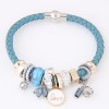 Stylish And Simple Multielement With Leather Ladies Bracelet Nhsc192537