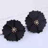 European And American Fashion Metal Exaggerated Sweet Flower Temperament Earrings Nhsc193569