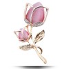 Exquisite European And American Fashion Korean Style Diamond Opal Tulip Personalized Temperament Brooch Nhsc193573