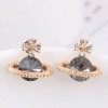 Boutique Korean Fashion Sweet Simple Saturn Ol Earrings Nhsc193675