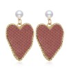 Fashion Metal Wild Irregular Love Earrings Nhsc194592
