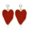 Fashion Metal Wild Irregular Love Earrings Nhsc194592