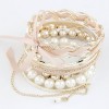 Fashion Bracelets Korean Fashion Temperament Bow Multilayer Pearl Bracelet Nhsc199093