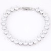 Fashion Copper Plated Real Gold Simple Zircon Bracelet Wholesale Nhsc199646
