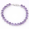 Fashion Copper Plated Real Gold Simple Zircon Bracelet Wholesale Nhsc199646