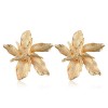 Fashion Metal Simple Maple Leaf Stud Earrings Nhsc199667