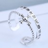 Exquisite Fashion Ring Wholesale Retro Simple Cross Open Ring Nhsc199707
