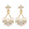 Fashion Jewelry Korean Fashion Sweet Ol Flash Diamond Simple Earrings Nhsc200862