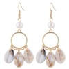 Fashion Metallic Simple Seashell Earrings Fahsion Jewelry Wholesale Nhsc200875