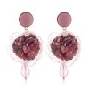 Korean Fashion Sweet Simple Rose Drop Earrings Fahsion Jewelry Wholesale Nhsc200880