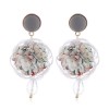 Korean Fashion Sweet Simple Rose Drop Earrings Fahsion Jewelry Wholesale Nhsc200880