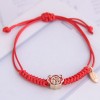 Korean Fashion Sweet Red Rope Female Bracelet Nhsc201806