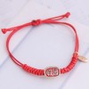 Korean Fashion Sweet Red Rope Female Bracelet Nhsc201806