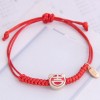 Korean Fashion Sweet Red Rope Female Bracelet Nhsc201806