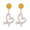 Korean Fashion Sweet Simple Love Pearl Earrings Nhsc201820