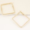 Jewellery For Women Fashion Metal Simple Bead Square Earrings Nhsc202451