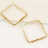 Jewellery For Women Fashion Metal Simple Bead Square Earrings Nhsc202451