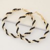 Fashion Jewelry Metal Wild Guilloch Earrings Nhsc202458