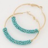 Fashion Jewelry Metal Versatile Simple Bead Earrings Nhsc202460