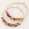 Fashion Jewelry Metal Versatile Simple Bead Earrings Nhsc202460
